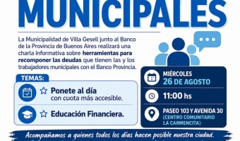 CHARLA INFORMATIVA :HERRAMIENTAS FINANCIERAS PARA TRABAJADORES MUNICIPALES